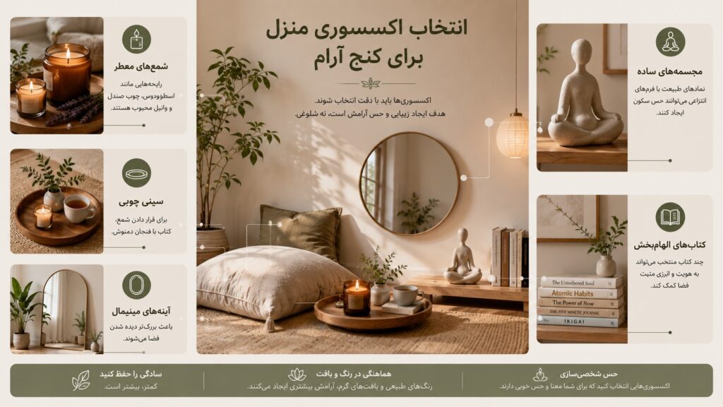 انتخاب اکسسوری منزل برای کنج آرام